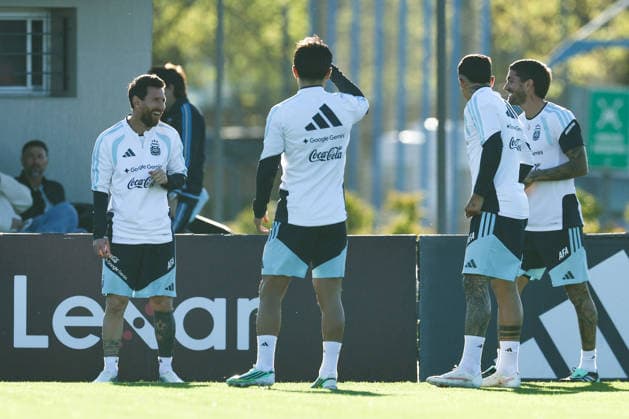 Argentina™s forward Lionel Messi takes part in a training session at AFA (Argentine Football Association) training center in Ezeiza, Buenos Aires Province, on October 5, 2026, ahead of the next friendlys football matchs against Benin national team, Nationalteam Lionel Messi took part in the final training session of his professional career with the Argentine national team before his farewell match. (Photo by Alejandro Pagni PHOTOxPHOTO) Copyright: xAlejandroxPAGNIx