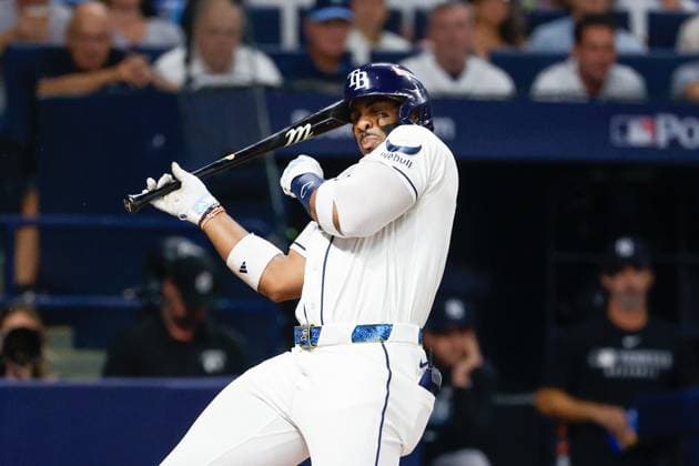 October 5, 2026, St. Petersburg, Florida, USA: Tampa Bay Rays designated hitter Yandy DoÂ­az (2) avoids being hit by a pitch thrown by New York Yankees pitcher Cam Schlittler (31) during the second inning at Tropicana Field on Monday, Oct. 5, 2026, in St. Petersburg. Florida News - October 5, 2026  - ZUMAs70_ 0868669293st Copyright: xJeffereexWoox
