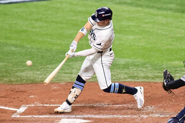 October 5, 2026, St. Petersburg, Florida, USA: Tampa Bay Rays shortstop Taylor Walls (6) grounds out to New York Yankees second baseman Jazz Chisholm Jr. (13) during game two of the ALDS for the 2026 MLB, Baseball Herren, USA Playoffs on October 5, 2026 at Tropicana Field. The Rays beat the Yankees 5-2. MLB 2026: ALDS Game 2 Tampa Bay Rays 5 : 2 New York Yankees  - ZUMAh180 20261005_zsp_h180_068 Copyright: xKimxHukarix