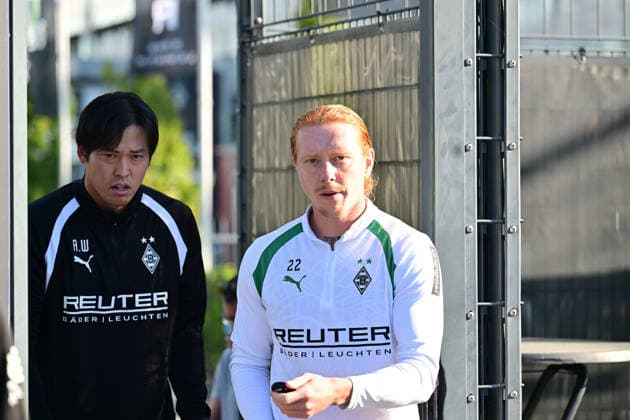 06.10.2026; Moenchengladbach; Fussball, Herren, Saison 2026 2027, Training Borussia Moenchengladbach Yukhym Konoplia (Gladbach) DFL regulations prohibit any use of photographs as image sequences and or quasi-video. ista-Borussia-Park Nordrhein-Westfalen Deutschland