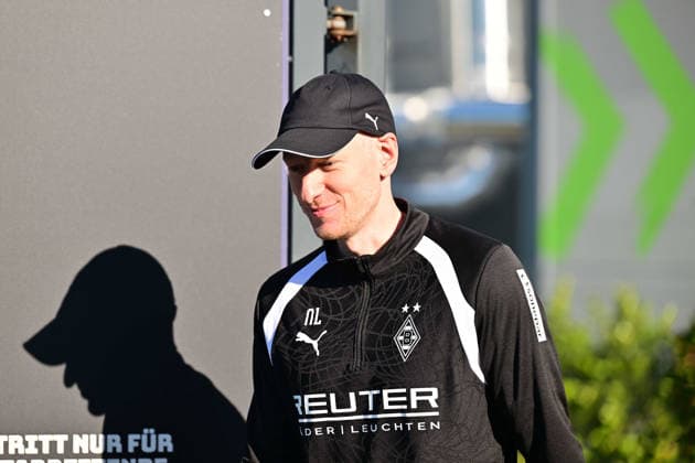 06.10.2026; Moenchengladbach; Fussball, Herren, Saison 2026 2027, Training Borussia Moenchengladbach Niklas Lanwehr (Co-Trainer, Spielanalyse, Gladbach) DFL regulations prohibit any use of photographs as image sequences and or quasi-video. ista-Borussia-Park Nordrhein-Westfalen Deutschland