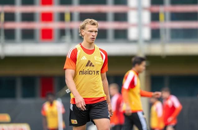 Fußball, Herren, Saison 2026 2027, 1. Bundesliga, 1. FC Union Berlin, Training auf Trainingsplatz II, Leopold Querfeld (1. FC Union Berlin), 06.10.2026, Copyright: xMatthiasxKochx