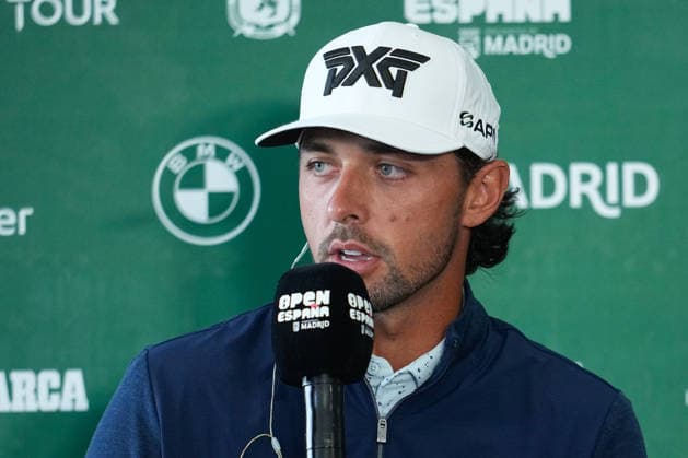 October 6, 2026, Madrid, Madrid, Spain: Marco Penge attends during the presentation of the Open de EspaoÂ±a 2026 presented by Madrid at the Real Club de Campo Villa de Madrid on October 06, 2026 in Madrid, Spain. Madrid Spain - ZUMAa181 20261006_zaa_a181_038 Copyright: xDennisxAgyemanx