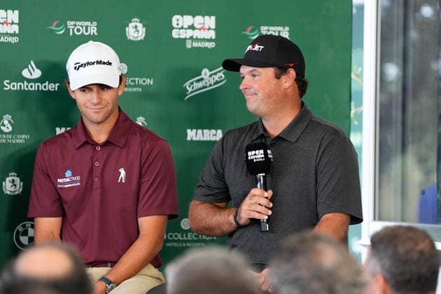 October 6, 2026, Madrid, Madrid, Spain: Patrick Reed and Angel Ayora attend during the presentation of the Open de EspaoÂ±a 2026 presented by Madrid at the Real Club de Campo Villa de Madrid on October 06, 2026 in Madrid, Spain. Madrid Spain - ZUMAa181 20261006_zaa_a181_048 Copyright: xDennisxAgyemanx