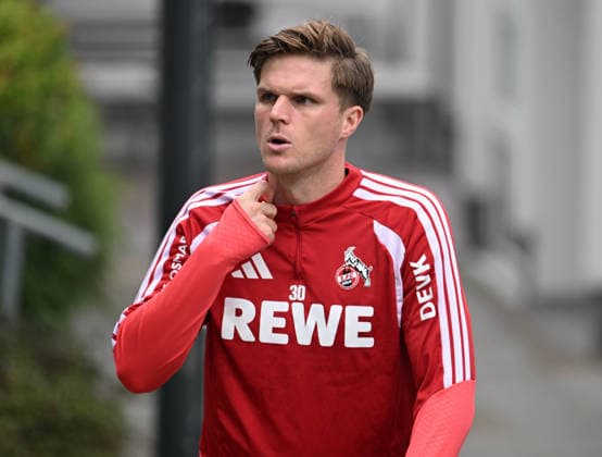 06.09.2026, xophax, Fussball 1.Bundesliga, 1.FC Koeln - Training am Geissbockheim. Marius Bülter ( 1.FC Köln ) Koeln