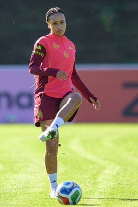 Fußball, Nationalmanschaft, Frauen, 20261006, Fraining DFB Frauen. Im Bild Lisa Baum (Deutschland). Eppelheim ASV Eppelheim Baden-Württemberg Deutschland Copyright: Passion2Press MarkusxFischerx