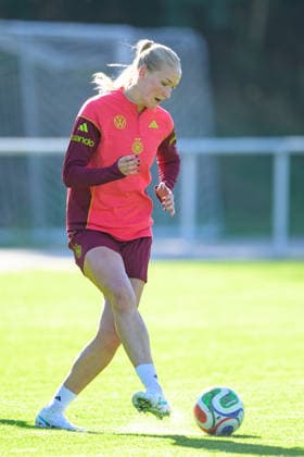 Fußball, Nationalmanschaft, Frauen, 20261006, Fraining DFB Frauen. Im Bild Camilla Küver (Deutschland). Eppelheim ASV Eppelheim Baden-Württemberg Deutschland Copyright: Passion2Press MarkusxFischerx
