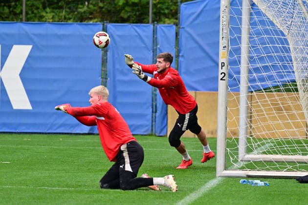 06.10.2026, Fußball, Herren, 2.BL (Bundesliga), Saison 2026 2027, Holstein Kiel Training, KSV Torwart Timon Weiner Kiel, nähe Holstein-Stadion Projensdorf, Trainingszentrum, N Schleswig-Holstein Deutschland