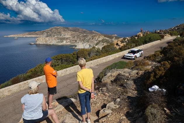 26eme Tour de Corse Historique 2026 - Corsica Competitors race during the first stage of the 26eme Tour de Corse Historique 2026 on the ES 01 Notre Dame de la Serra special stage in Calvi, Corsica, France on October 6, 2026. Photo by Shootpix ABACAPRESS.COM Calvi Corsica France  Copyright: xShootpix ABACAx