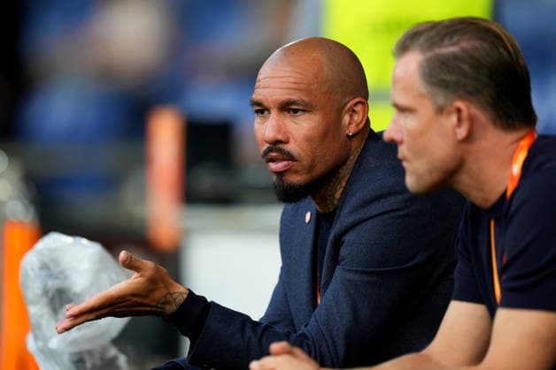 European Championship, EM, Europameisterschaft Qualifier: The Netherlands U21, U 21 v Bosnia and Herzegovina U21 Doetinchem - Director of football Nigel de Jong of The Netherlands talks before the eigth qualification round of the 2026 2027 European Championship Qualifier. The match is set between The Netherlands U21 and Bosnia and Herzegovina U21 at De Vijverberg on 6 October 2026 in Doetinchem, Netherlands. (Hero Images Yannick Verhoeven) Copyright: xYannickxVerhoevenx