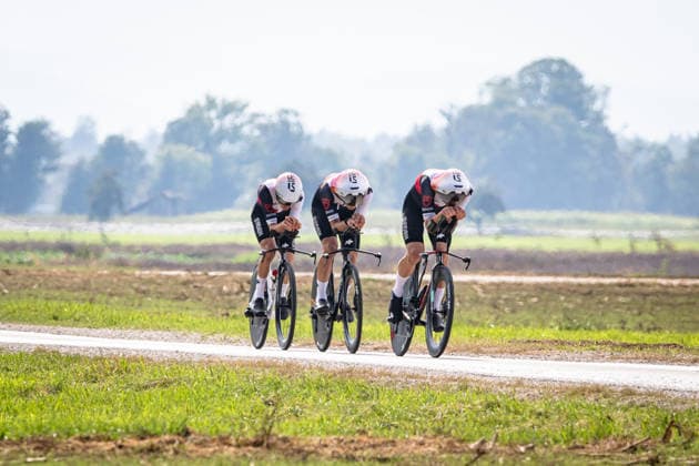 Switzerland: UEC Road cycling, Rad, Radsport, Strasse European Championships - Ljubljana 2026 SALAMIN Antoine - MÜLLER Gian - LINGENHAG Laurin ( SUI ) Switzerland Querformat - quer - horizontal - Landscape - Event Veranstaltung: UEC Road Cycling European Championships 2026 Ljubljana - Category Kategorie: Cycling - Road Cycling European Championships - Mixed Relay Men and Women Junior U19 - Location Ort: Europe Slovenia - Sencur - Å enÄur - Discipline: Mixed Relay ( MR ) - Distance: 44 km - Date Datum: 06.10.2026 Tuesday Day 4 -