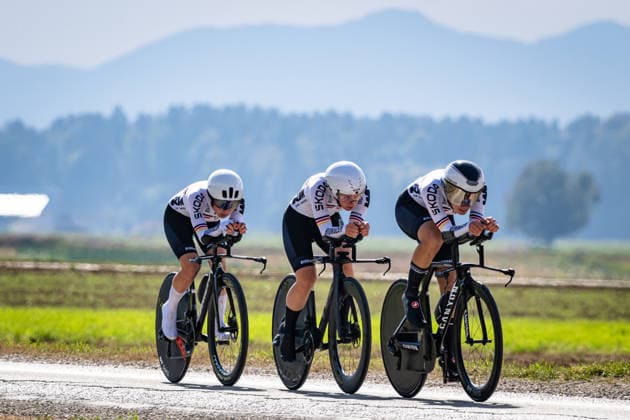 Germany: UEC Road cycling, Rad, Radsport, Strasse European Championships - Ljubljana 2026 WEMBER Marie - SPÄTH Charlotte - JAKOB Amandine ( GER ) Germany Querformat - quer - horizontal - Landscape - Event Veranstaltung: UEC Road Cycling European Championships 2026 Ljubljana - Category Kategorie: Cycling - Road Cycling European Championships - Mixed Relay Men and Women Junior U19 - Location Ort: Europe Slovenia - Sencur - Å enÄur - Discipline: Mixed Relay ( MR ) - Distance: 44 km - Date Datum: 06.10.2026 Tuesday Day 4 -