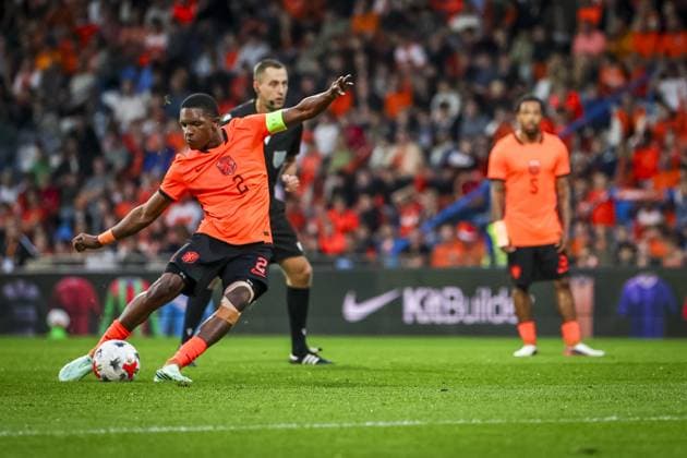 DOETINCHEM , 06-10-2026 , Stadion De Vijverberg , season 2026 2027 , EURO U21, U 21 Qualification football , match between Netherlands U21 and Bosnia and Herzegovina U21 , picture shows Netherlands player Givairo Read Netherlands U21 - Bosnia and Herzegovina U21  x207980252x Copyright: