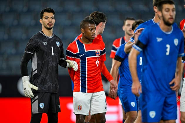 U21 European Championship Qualifier: Norway vs. Israel, Stavanger, October 6, 2026. Tobias Saliou Moi Sene during the U21 European Championship qualifier soccer match between Norway and Israel at Lyse Arena in Stavanger. Photo: Carina Johansen, NTB, Stavanger, Norway. EDITORIAL USE ONLY. RESTRICTED USE FOR BETTING COMPANIES  Copyright: xCarinaxJohansenx xNTBx