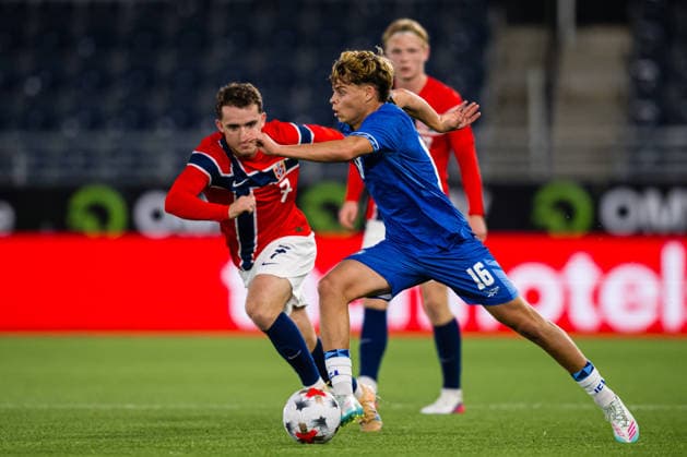 261006 Orian Goren of Israel during the UEFA European Under-21 Qualifier football match between Norway and Israel on October 6, 2026 in Stavanger. Photo: Marius Simensen BILDBYRAN COP 238 bbeng em kvalifisering football fotball fotboll israel norge norway soccer U21, U 21 UEFA EURO, EM, Europameisterschaft,Fussball under-21 qualifiers Copyright: MARIUSxSIMENSEN BB261006BB599