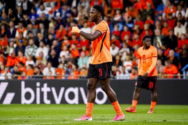 DOETINCHEM - Lequincio Zeefuik of the Netherlands U21, U 21 reacts during the European Championship, EM, Europameisterschaft Qualifier (Under 21) match between the Netherlands U21 and Bosnia and Herzegovina U21 at Stadion de Vijverberg on October 6, 2026, in Doetinchem, the Netherlands. WART BRINKERHOF ANP Europees Kampioenschap (Onder 21) 2026 27 xVIxANPxSportx xMarcelxterxBalsxIVx 571691295 originalFilename: 571691295.jpg