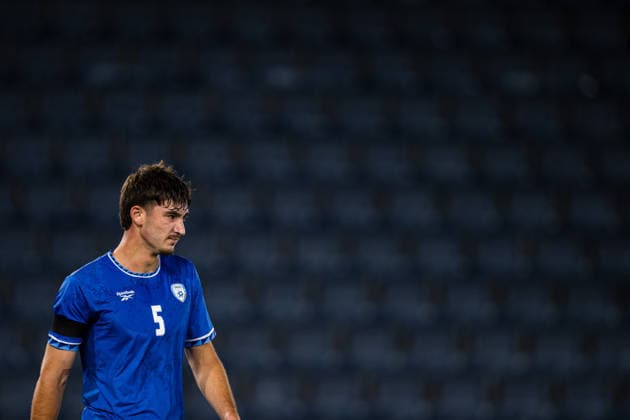 261006 Maor Yesilirmak of Israel during the UEFA European Under-21 Qualifier football match between Norway and Israel on October 6, 2026 in Stavanger. Photo: Marius Simensen BILDBYRAN COP 238 bbeng em kvalifisering football fotball fotboll israel norge norway soccer U21, U 21 UEFA EURO, EM, Europameisterschaft,Fussball under-21 qualifiers Copyright: MARIUSxSIMENSEN BB261006BB607