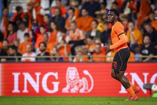 DOETINCHEM , 06-10-2026 , Stadion De Vijverberg , season 2026 2027 , EURO U21, U 21 Qualification football , match between Netherlands U21 and Bosnia and Herzegovina U21 , picture shows Netherlands player Ernest Poku Netherlands U21 - Bosnia and Herzegovina U21  x207981164x Copyright: