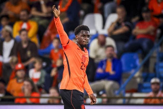 DOETINCHEM , 06-10-2026 , Stadion De Vijverberg , season 2026 2027 , EURO U21, U 21 Qualification football , match between Netherlands U21 and Bosnia and Herzegovina U21 , picture shows Netherlands player Ernest Poku Netherlands U21 - Bosnia and Herzegovina U21  x207981203x Copyright: