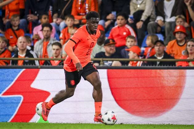 DOETINCHEM , 06-10-2026 , Stadion De Vijverberg , season 2026 2027 , EURO U21, U 21 Qualification football , match between Netherlands U21 and Bosnia and Herzegovina U21 , picture shows Netherlands player Ernest Poku Netherlands U21 - Bosnia and Herzegovina U21  x207981316x Copyright: