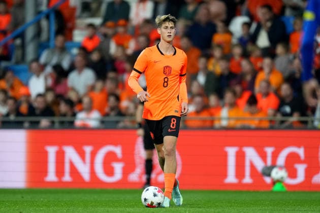 European Championship, EM, Europameisterschaft Qualifier: The Netherlands U21, U 21 v Bosnia and Herzegovina U21 Doetinchem - Dave Kwakman of The Netherlands U21 dribbles during the eigth qualification round of the 2026 2027 European Championship Qualifier. The match is set between The Netherlands U21 and Bosnia and Herzegovina U21 at De Vijverberg on 6 October 2026 in Doetinchem, Netherlands. (Hero Images Yannick Verhoeven) Copyright: xYannickxVerhoevenx