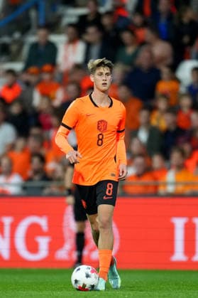 European Championship, EM, Europameisterschaft Qualifier: The Netherlands U21, U 21 v Bosnia and Herzegovina U21 Doetinchem - Dave Kwakman of The Netherlands U21 dribbles during the eigth qualification round of the 2026 2027 European Championship Qualifier. The match is set between The Netherlands U21 and Bosnia and Herzegovina U21 at De Vijverberg on 6 October 2026 in Doetinchem, Netherlands. (Hero Images Yannick Verhoeven) Copyright: xYannickxVerhoevenx