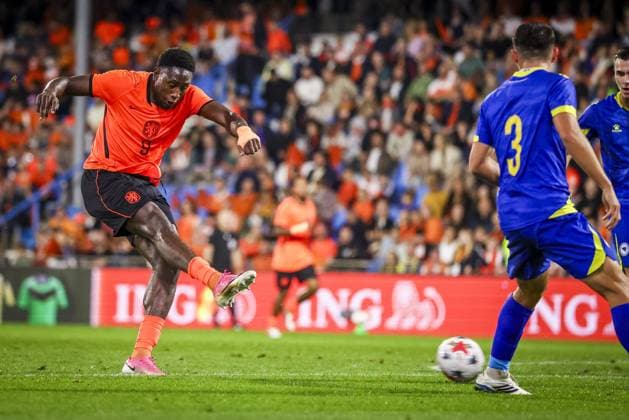 DOETINCHEM , 06-10-2026 , Stadion De Vijverberg , season 2026 2027 , EURO U21, U 21 Qualification football , match between Netherlands U21 and Bosnia and Herzegovina U21 , picture shows Netherlands player Lequincio Zeefuik Netherlands U21 - Bosnia and Herzegovina U21  x207981331x Copyright: