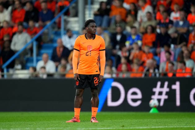 European Championship, EM, Europameisterschaft Qualifier: The Netherlands U21, U 21 v Bosnia and Herzegovina U21 Doetinchem - Ernest Poku of The Netherlands U21 looks on during the eigth qualification round of the 2026 2027 European Championship Qualifier. The match is set between The Netherlands U21 and Bosnia and Herzegovina U21 at De Vijverberg on 6 October 2026 in Doetinchem, Netherlands. (Hero Images Yannick Verhoeven) Copyright: xYannickxVerhoevenx