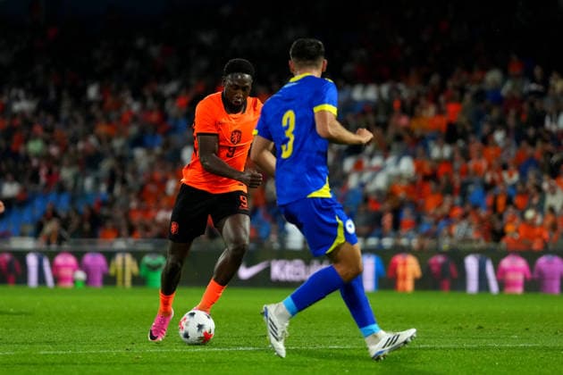 European Championship, EM, Europameisterschaft Qualifier: The Netherlands U21, U 21 v Bosnia and Herzegovina U21 Doetinchem - Lequincio Zeefuik of The Netherlands U21 shoots during the eigth qualification round of the 2026 2027 European Championship Qualifier. The match is set between The Netherlands U21 and Bosnia and Herzegovina U21 at De Vijverberg on 6 October 2026 in Doetinchem, Netherlands. (Hero Images Yannick Verhoeven) Copyright: xYannickxVerhoevenx