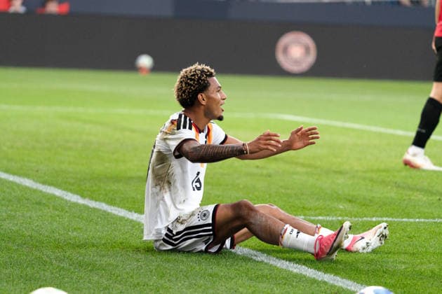 Deutschland: U21, U 21 EM-Qualifikation 2026 2027, Deutschland U21 vs. Georgien U21, Nationalmannschaft, DFB Länderspiel Dienstag 27.03.2026, Schüco Arena, Bielefeld Paris Brunner Copyright: xCelinaxLeiersx