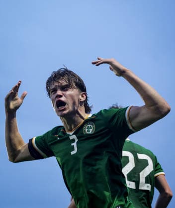 2027 UEFA Under 21 European Qualifier, Munster FA Turner s Cross, Cork 6 10 2026 Republic of Ireland vs England Ireland s Conor McManus celebrates after he scores his sides 2nd goal of the match Conor McManus celebrates after he scores his sides 2nd goal of the match 6 10 2026  Copyright: xx NE1L0302