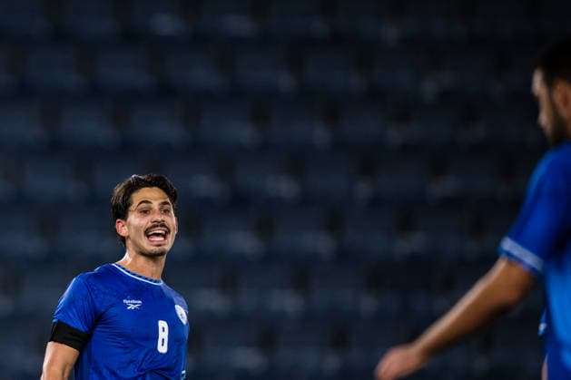 261006 Ran Binyamin of Israel during the UEFA European Under-21 Qualifier football match between Norway and Israel on October 6, 2026 in Stavanger. Photo: Marius Simensen BILDBYRAN COP 238 bbeng em kvalifisering football fotball fotboll israel norge norway soccer U21, U 21 UEFA EURO, EM, Europameisterschaft,Fussball under-21 qualifiers Copyright: MARIUSxSIMENSEN BB261006BB680
