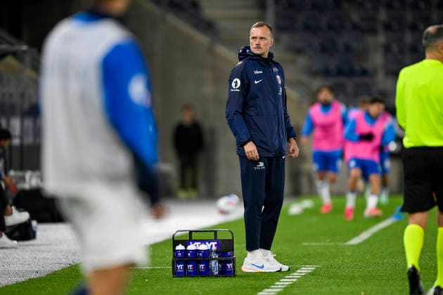 U21 European Championship Qualifier: Norway vs. Israel, Stavanger, October 6, 2026. Jan Peder Jalland during the U21 European Championship qualifier soccer match between Norway and Israel at Lyse Arena in Stavanger. Photo: Carina Johansen, NTB, Stavanger, Norway. EDITORIAL USE ONLY. RESTRICTED USE FOR BETTING. COMPANIES  Copyright: xCarinaxJohansenx xNTBx
