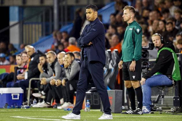 DOETINCHEM - Netherlands U21, U 21 national coach Michael Reiziger during the European Championship, EM, Europameisterschaft Qualifier (Under 21) match between the Netherlands U21 and Bosnia and Herzegovina U21 at Stadion de Vijverberg on 06 October 2026 in Doetinchem, the Netherlands. WART BRINKERHOF ANP Europees Kampioenschap (Onder 21) 2026 27 xVIxANPxSportx xMarcelxterxBalsxIVx 571694970 originalFilename: 571694970.jpg