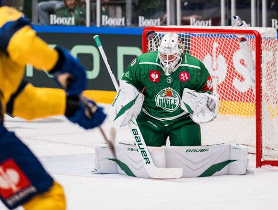 261006 Goaltender Calle Clang of Rögle during the CHL game between Rögle and Davos on October 6, 2026 in Ängelholm. Photo: Niclas Jönsson BILDBYRAN COP 273 NO0449 ishockey Ice hockey, Eishockey chl champions hockey league rögle davos rögle bbeng ishockey ice hockey chl champions hockey league rögle davos rögle bbeng Copyright: NICLASxJÖNSSON BB261006NO039