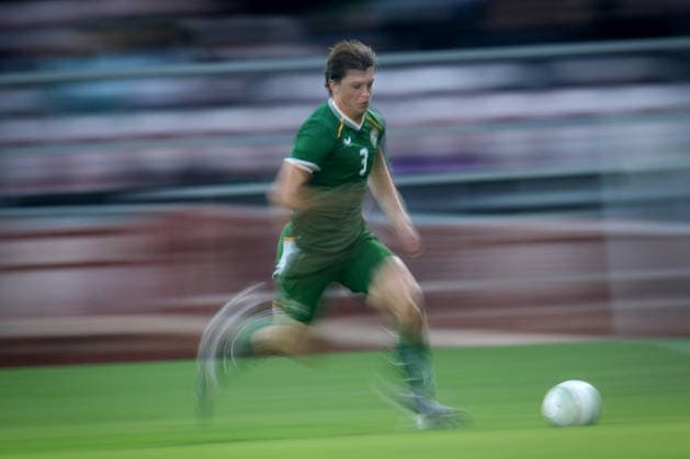 2027 UEFA Under 21 European Qualifier, Munster FA Turner s Cross, Cork 6 10 2026 Republic of Ireland vs England Ireland s Conor McManus in action Conor McManus in action 6 10 2026  Copyright: xx AC010279_1