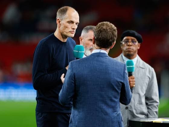 England Head Coach Thomas Tuchel speaks with the ITV panel England v Czechia, UEFA Nations League, Football, Wembley Stadium, London, UK - 06 Oct 2026London Wembley Stadium United Kingdom  Copyright: xMattxImpey Shutterstockx 17188908u