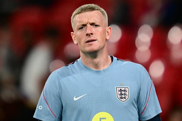 England v Czechia, UEFA Nations League England goalkeeper Jordan Pickford (1) during the UEFA Nations League match between England and Czechia at Wembley Stadium, London, UK on 6 October 2026. London Wembley Stadium Greater London UK Editorial use only , Copyright: xDennisxGoodwinx PSI-24957-0009