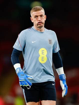 Jordan Pickford of England warms up England v Czechia, UEFA Nations League, Football, Wembley Stadium, London, UK - 06 Oct 2026London Wembley Stadium United Kingdom  Copyright: xMattxImpey Shutterstockx 17188908ab