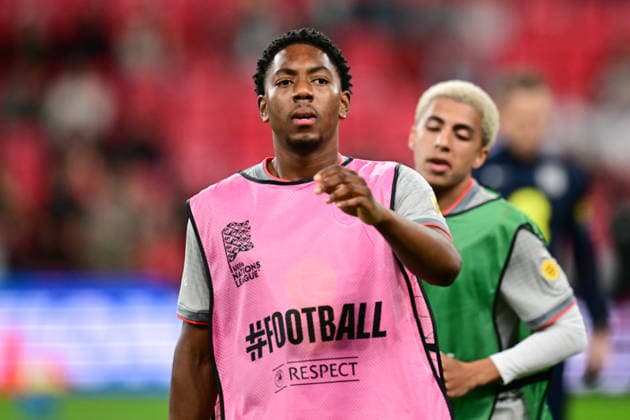 England v Czechia, UEFA Nations League England midfielder Myles Lewis-Skelly (16) during the UEFA Nations League match between England and Czechia at Wembley Stadium, London, UK on 6 October 2026. London Wembley Stadium Greater London UK Editorial use only , Copyright: xDennisxGoodwinx PSI-24957-0017