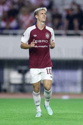 Croatia v Spain - UEFA Nations League 2026 27 Group A3 MD4 Dani Olmo of Spain warms up prior to the UEFA Nations League 2026 27 group phase match between Croatia and Spain at Stadion Poljud on October 6, 2026 in Split, Croatia.  SanjinxStrukic PIXSELL