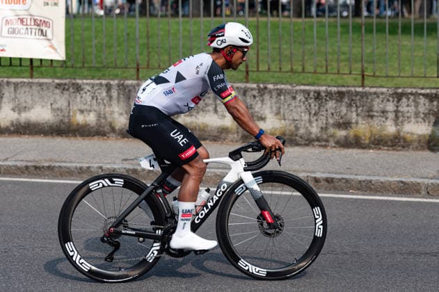IPA89374871 - Manuel Jhonatan NARVAEZ PRADO, UAE TEAM EMIRATES XRG, at the start of the 2026 Tre Valli Varesine in Busto Arsizio, Italy, on October 6, 2026  Copyright: xSilviaxColombo IPAxSportx xx IPA89374871