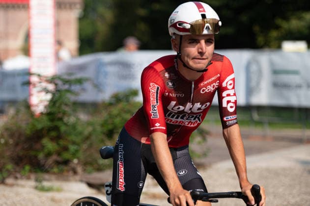 CYCLING - Road cycling, Rad, Radsport, Strasse - Tre Valli Varesine Photo by IPA ABACAPRESS.COM89374868 - Jarno Widar, LOTTO INTERMARCHE, at the start of the 2026 Tre Valli Varesine in Busto Arsizio, Italy, on October 6, 2026 Varese Italy  Copyright: xIPAxSport ABACAx