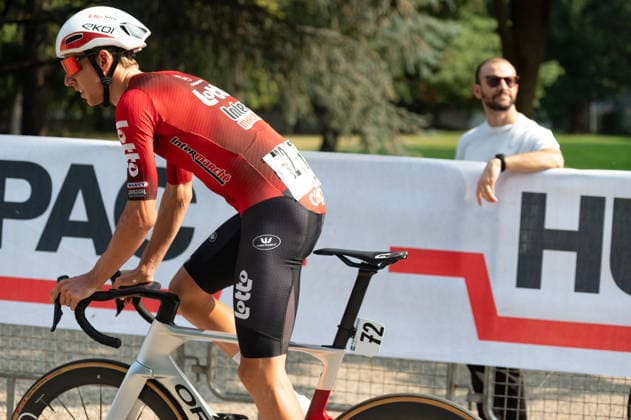 CYCLING - Road cycling, Rad, Radsport, Strasse - Tre Valli Varesine Photo by IPA ABACAPRESS.COM89374879 - Lars CRAPS, LOTTO INTERMARCHE, at the start of the 2026 Tre Valli Varesine in Busto Arsizio, Italy, on October 6, 2026 Varese Italy  Copyright: xIPAxSport ABACAx