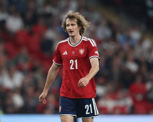 UEFA Nations League - England v Czechia LONDON, ENGLAND, OCTOBER 6: Alex Kral of Czechia national team, Nationalteam during The UEFA Nations League match in Group A3 between England v Czechia at Wembley Stadium, London, England, on October 6. (Photo by Daniel Weir) London Wembley Stadium England Copyright: xDanielxWeir SportsxPressxPhotox Sportspressphoto_SPR247208