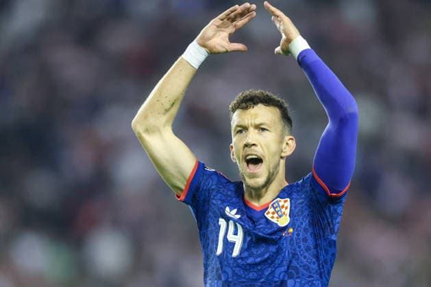 Croatia v Spain - UEFA Nations League 2026 27 Group A3 MD4 Ivan Perisic of Croatia reacts during the UEFA Nations League 2026 27 group phase match between Croatia and Spain at Stadion Poljud on October 6, 2026 in Split, Croatia.  SanjinxStrukic PIXSELL
