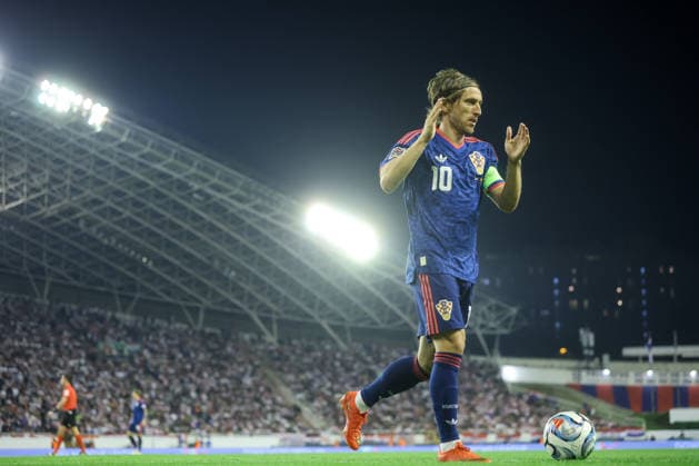 Croatia v Spain - UEFA Nations League 2026 27 Group A3 MD4 Luka Modric of Croatia during the UEFA Nations League 2026 27 group phase match between Croatia and Spain at Stadion Poljud on October 6, 2026 in Split, Croatia.  SanjinxStrukic PIXSELL