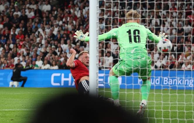 Vladimir Coufal scores an own goal England v Czechia, UEFA Nations League, Football, Wembley Stadium, London, UK - 06 Oct 2026London Wembley Stadium United Kingdom  Copyright: xKieranxMcManus Shutterstockx 17188818v