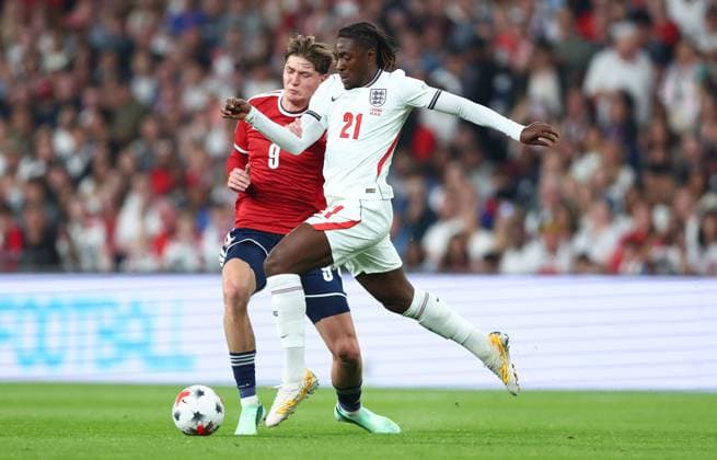 Eberechi Eze of England England v Czechia, UEFA Nations League, Football, Wembley Stadium, London, UK - 06 Oct 2026London Wembley Stadium United Kingdom  Copyright: xKieranxMcManus Shutterstockx 17188818x
