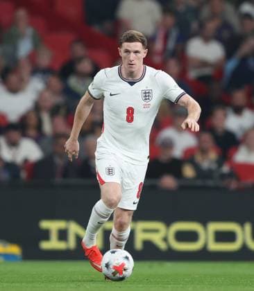 UEFA Nations League - England v Czechia LONDON, ENGLAND, OCTOBER 6: Elliot Anderson of England national team, Nationalteam during The UEFA Nations League match in Group A3 between England v Czechia at Wembley Stadium, London, England, on October 6. (Photo by Daniel Weir) London Wembley Stadium England Copyright: xDanielxWeir SportsxPressxPhotox Sportspressphoto_SPR247248
